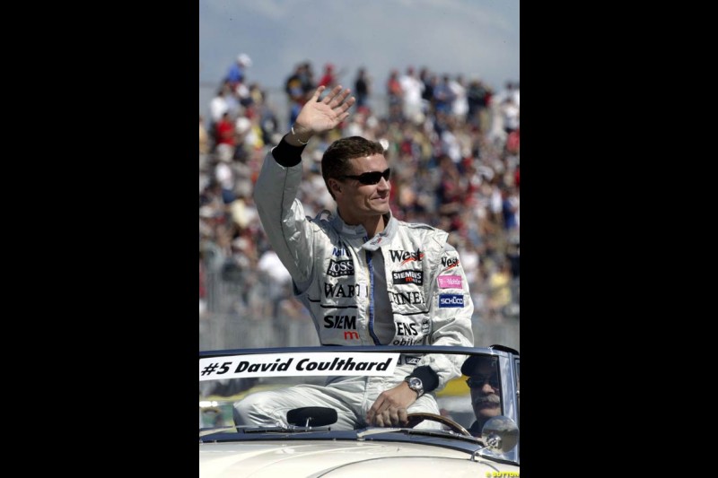 The Drivers Parade. Canadian Grand Prix, Montreal, Sunday, June 15th 2003.