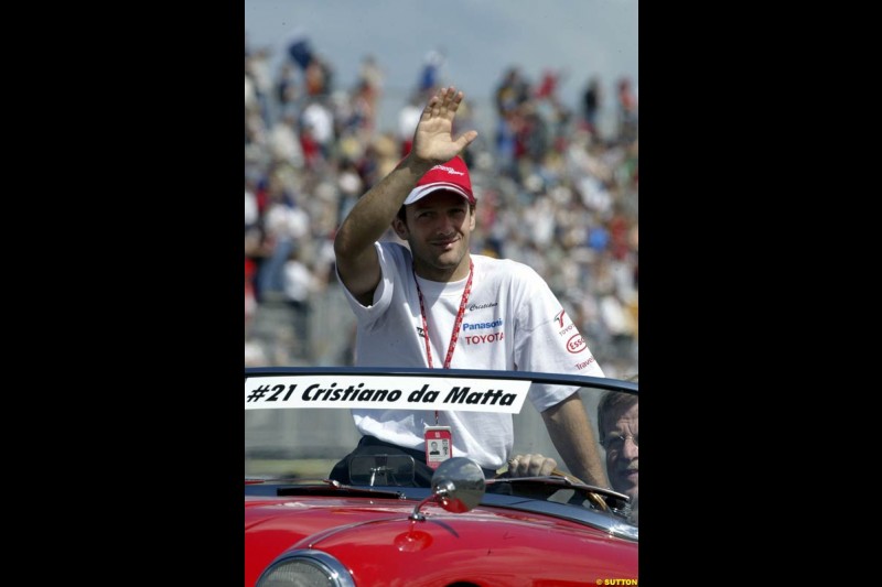 The Drivers Parade. Canadian Grand Prix, Montreal, Sunday, June 15th 2003.