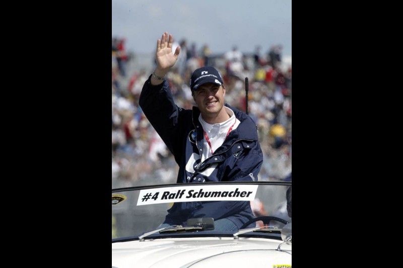 The Drivers Parade. Canadian Grand Prix, Montreal, Sunday, June 15th 2003.