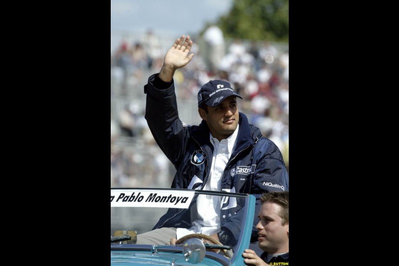 The Drivers Parade. Canadian Grand Prix, Montreal, Sunday, June 15th 2003.