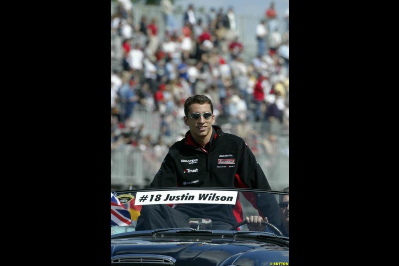 The Drivers Parade. Canadian Grand Prix, Montreal, Sunday, June 15th 2003.