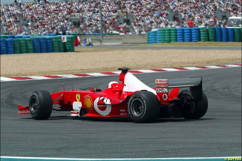 French Grand Prix at Magny Cours. Circuit de Nevers, France. Sunday, July 6th 2003.