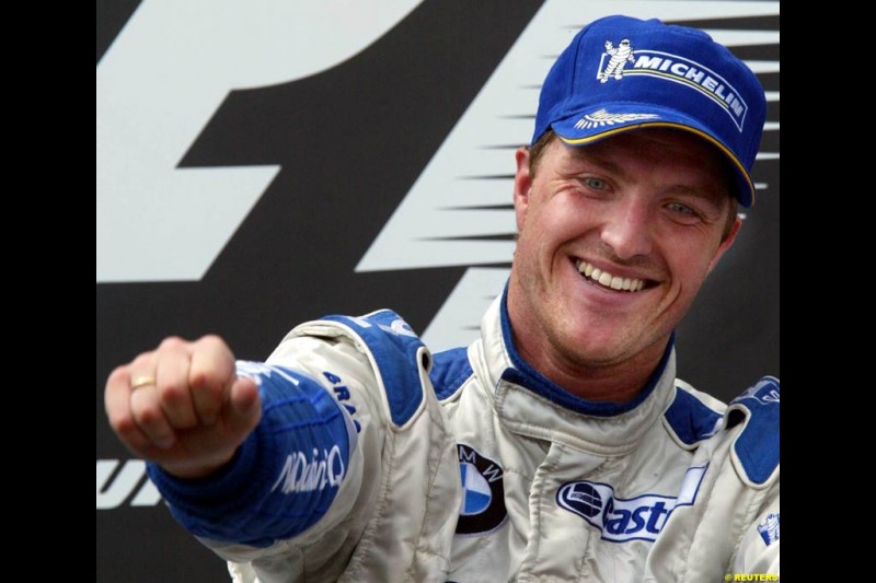 Ralf Schumacher wins the French Grand Prix at Magny Cours. Circuit de Nevers, France. Sunday, July 6th 2003.