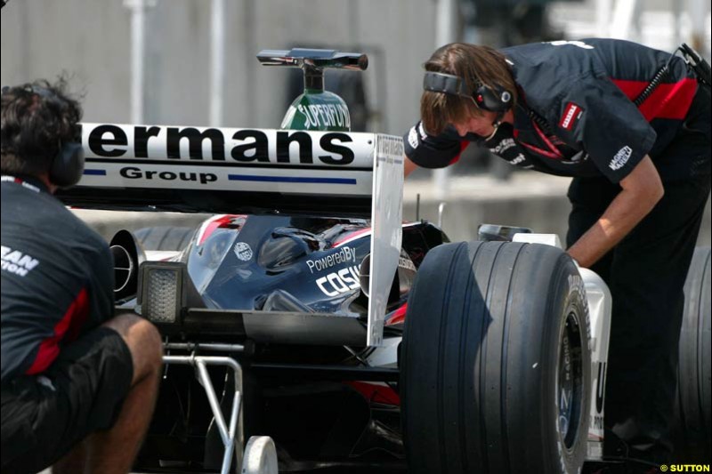 German Grand Prix at Hockenheim. Friday, August 1st 2003.