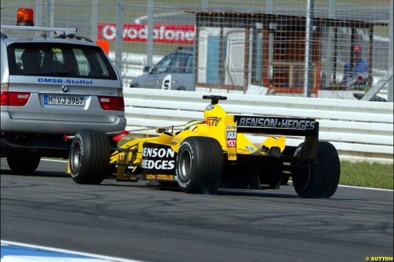 German Grand Prix at Hockenheim. Friday, August 1st 2003.