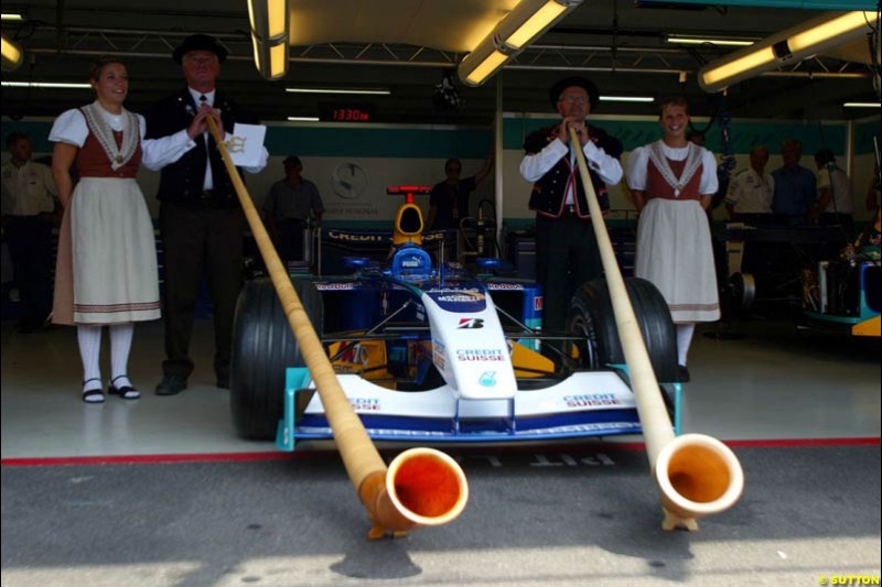 German Grand Prix at Hockenheim. Friday, August 1st 2003.