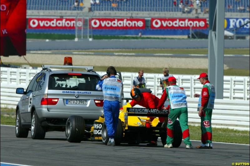 German Grand Prix at Hockenheim. Friday, August 1st 2003.