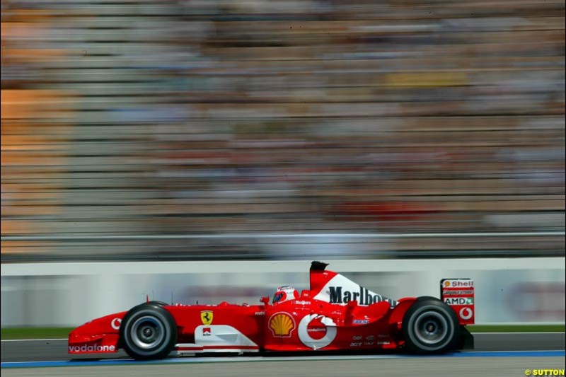 Ferrari. German Grand Prix, Hockenheim, Germany. Saturday, August 2nd 2003.