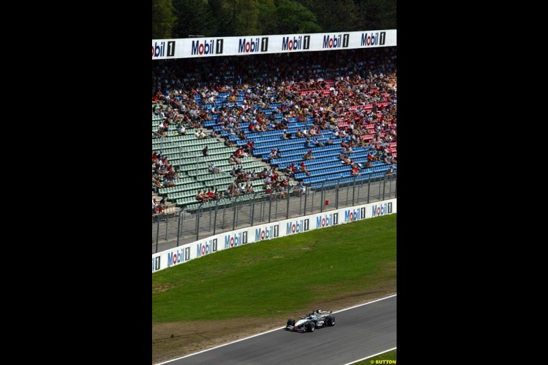 Fans. German Grand Prix, Hockenheim, Germany. Saturday, August 2nd 2003.