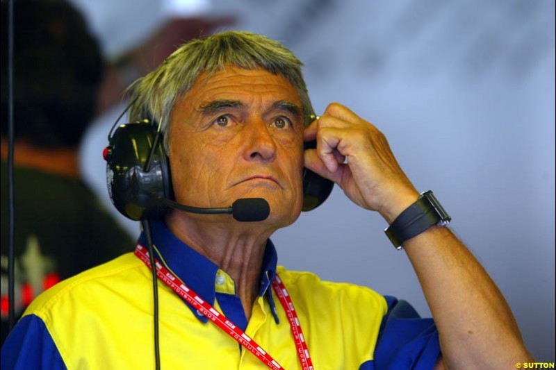 Pierre Dupasquier, Michelin. German Grand Prix, Hockenheim, Germany. Saturday, August 2nd 2003.