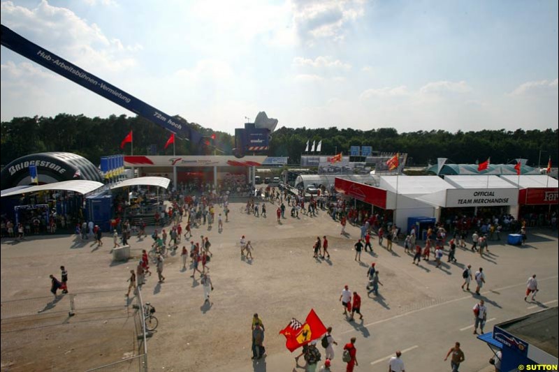 German Grand Prix, Hockenheim, Germany. Saturday, August 2nd 2003.