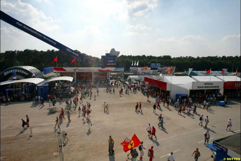 German Grand Prix, Hockenheim, Germany. Saturday, August 2nd 2003. 