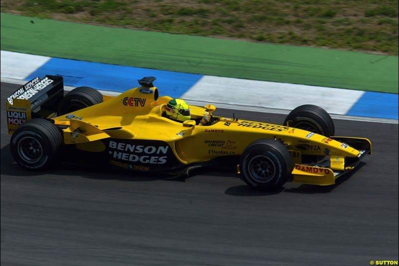 Ralph Firman Jnr. German Grand Prix, Hockenheim, Germany. Saturday, August 2nd 2003.
