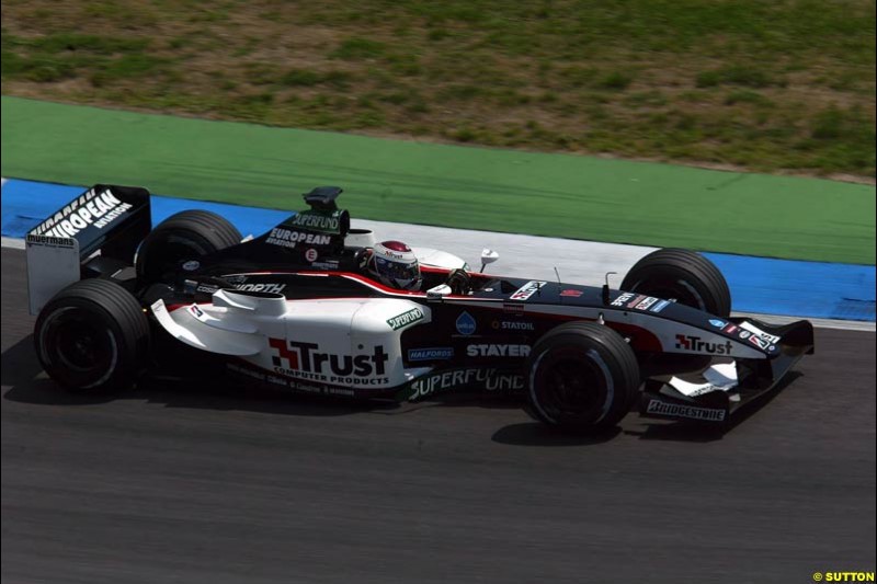 Minardi. German Grand Prix, Hockenheim, Germany. Saturday, August 2nd 2003. 