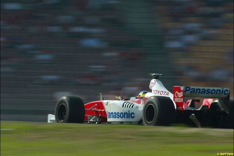 Toyota. German Grand Prix, Hockenheim, Germany. Saturday, August 2nd 2003.