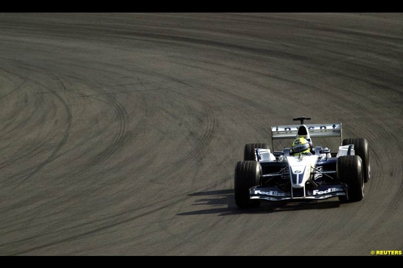 German Grand Prix, Hockenheim, Germany. Saturday, August 2nd 2003.
