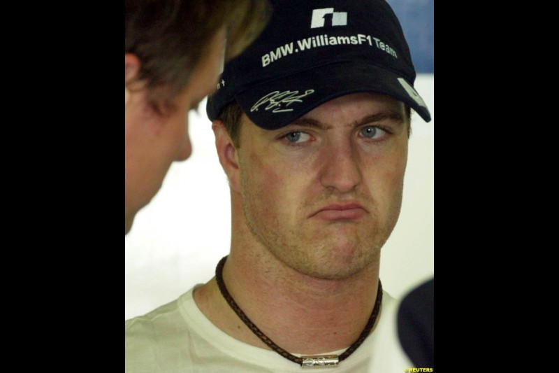 Ralf Schumacher, Williams. German Grand Prix, Hockenheim, Germany. Saturday, August 2nd 2003.
