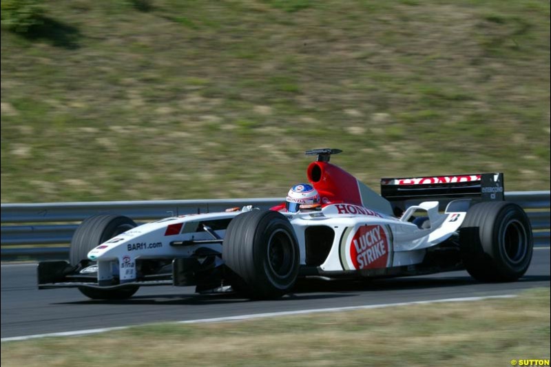 Hungarian Grand Prix Saturday. Hungaroring, Budapest. 23rd August, 2003.