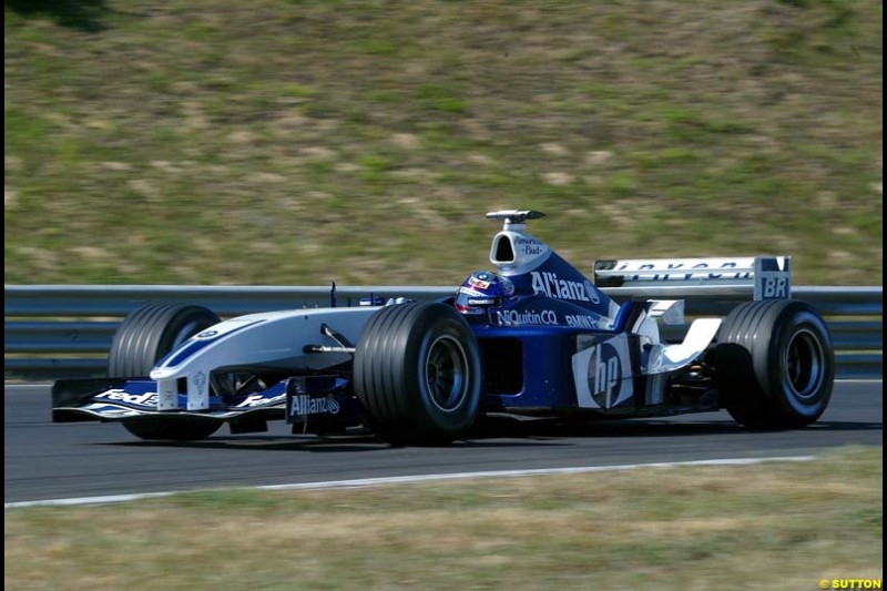 Hungarian Grand Prix Saturday. Hungaroring, Budapest. 23rd August, 2003.