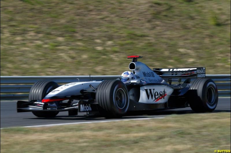 Hungarian Grand Prix Saturday. Hungaroring, Budapest. 23rd August, 2003.