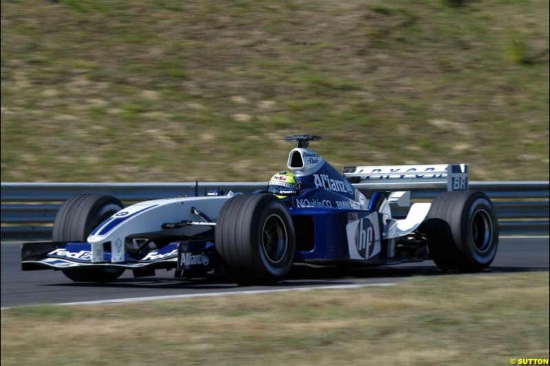 Hungarian Grand Prix Saturday. Hungaroring, Budapest. 23rd August, 2003.