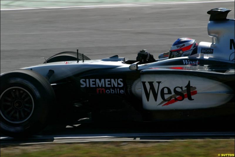 Hungarian Grand Prix Saturday. Hungaroring, Budapest. 23rd August, 2003.