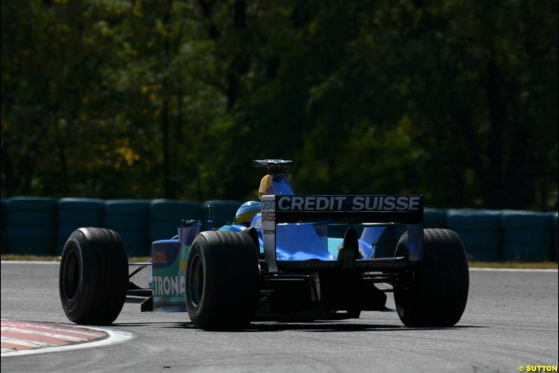 Hungarian Grand Prix Saturday. Hungaroring, Budapest. 23rd August, 2003.