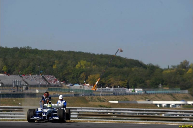 Hungarian Grand Prix Saturday. Hungaroring, Budapest. 23rd August, 2003.