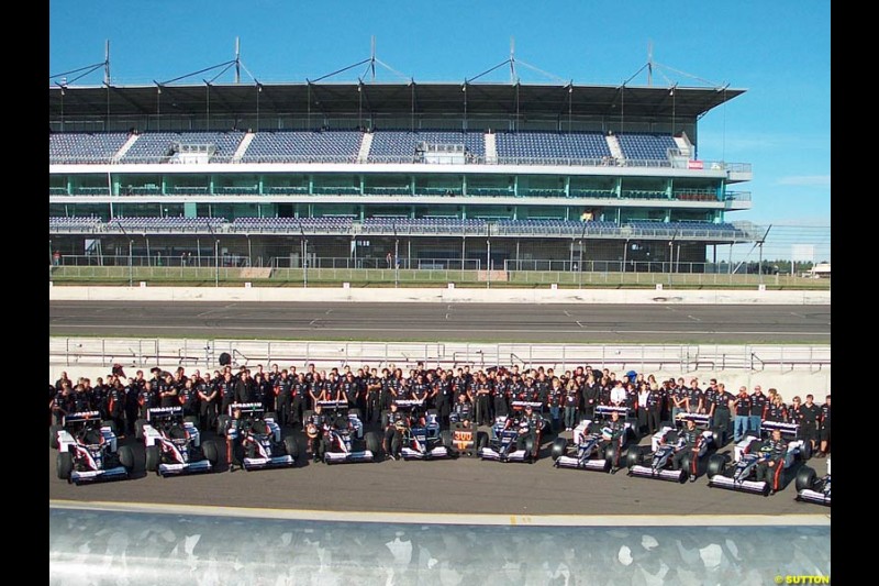 Minardi Thunder at the Rock, Rockingham, England. 29-31 August 2003