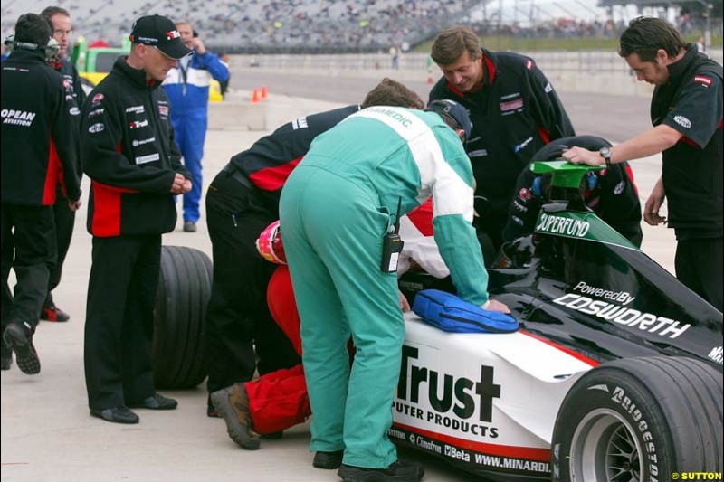 Minardi Thunder at the Rock, Rockingham, England. 29-31 August 2003