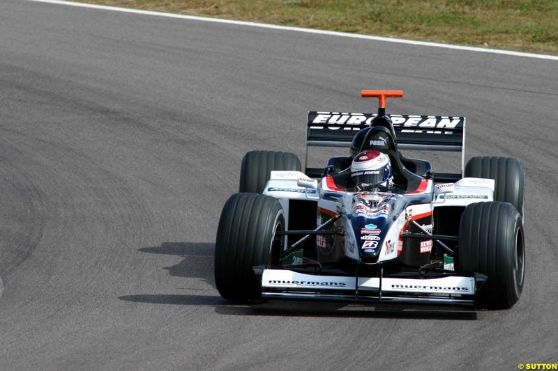 Minardi Thunder at the Rock, Rockingham, England. 29-31 August 2003