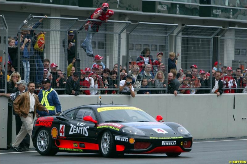 Michael Schumacher Fan Day, Nurburgring, Germany. 7 September 2003.