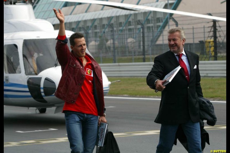 Michael Schumacher Fan Day, Nurburgring, Germany. 7 September 2003.