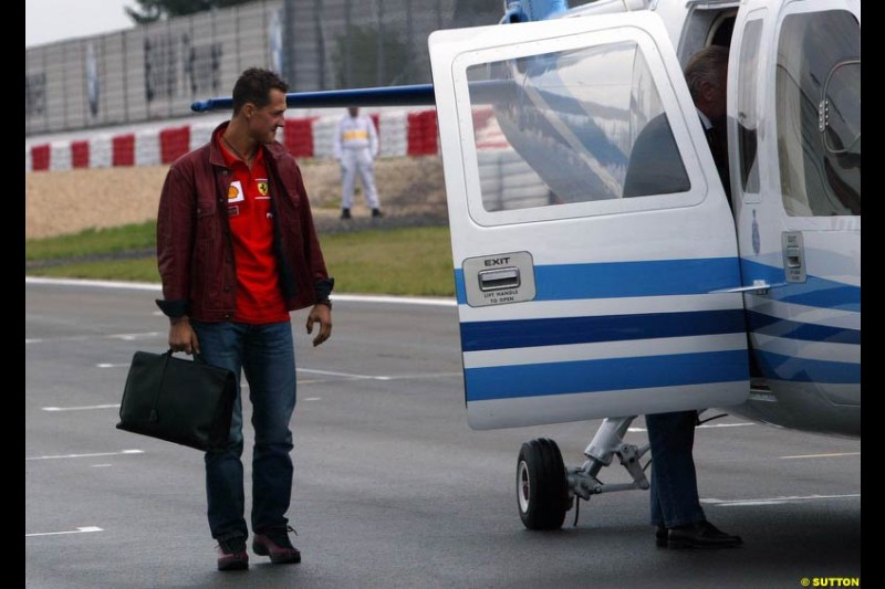 Michael Schumacher Fan Day, Nurburgring, Germany. 7 September 2003.