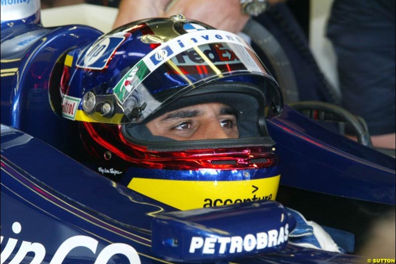 Juan Pablo Montoya, Williams. Italian Grand Prix Friday, Monza, Italy. 12 September 2003.