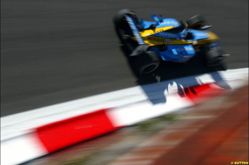 Renault. Italian Grand Prix Friday, Monza, Italy. 12 September 2003.