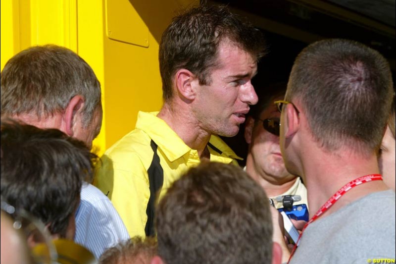 Ralph Firman Jnr, Jordan. Italian Grand Prix Friday, Monza, Italy. 12 September 2003.