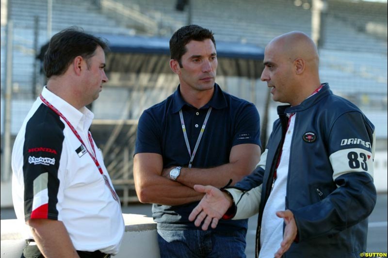 Max Papis. United States GP, Indianapolis Motor Speeway. Thursday, September 25th 2003.