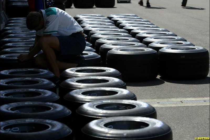 United States GP, Indianapolis Motor Speeway. Thursday, September 25th 2003.