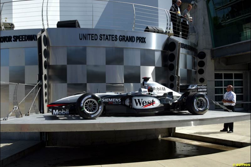 United States GP, Indianapolis Motor Speeway. Thursday, September 25th 2003.