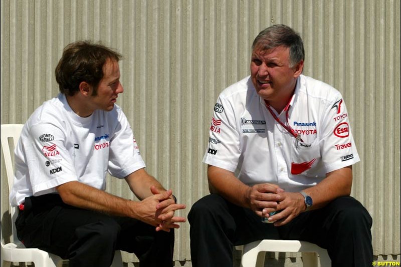 Cristiano da Matta. United States GP, Indianapolis Motor Speeway. Thursday, September 25th 2003.
