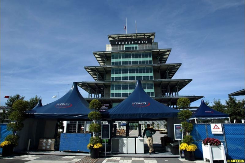 United States GP, Indianapolis Motor Speeway. Thursday, September 25th 2003.