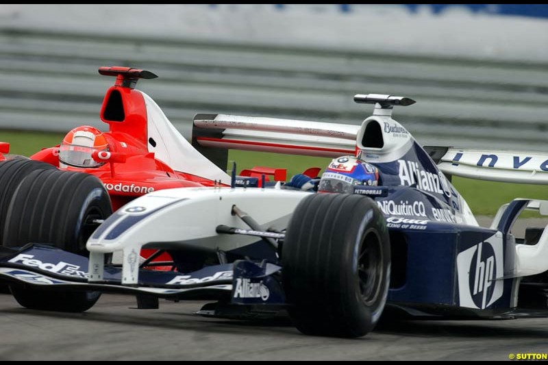 United States GP, Indianapolis Motor Speeway. Sunday, September 29th 2003. 
