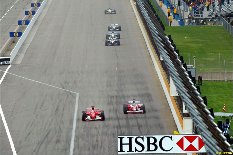 United States GP, Indianapolis Motor Speeway. Sunday, September 29th 2003. 
