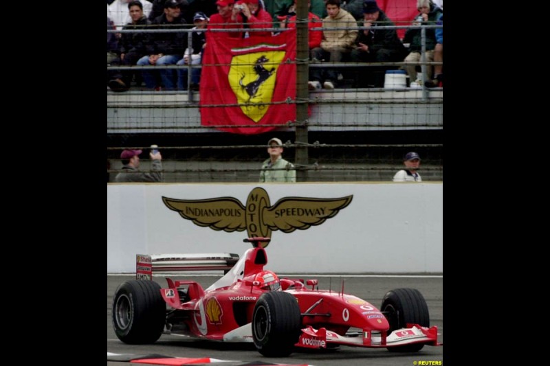 United States GP, Indianapolis Motor Speeway. Sunday, September 29th 2003. 