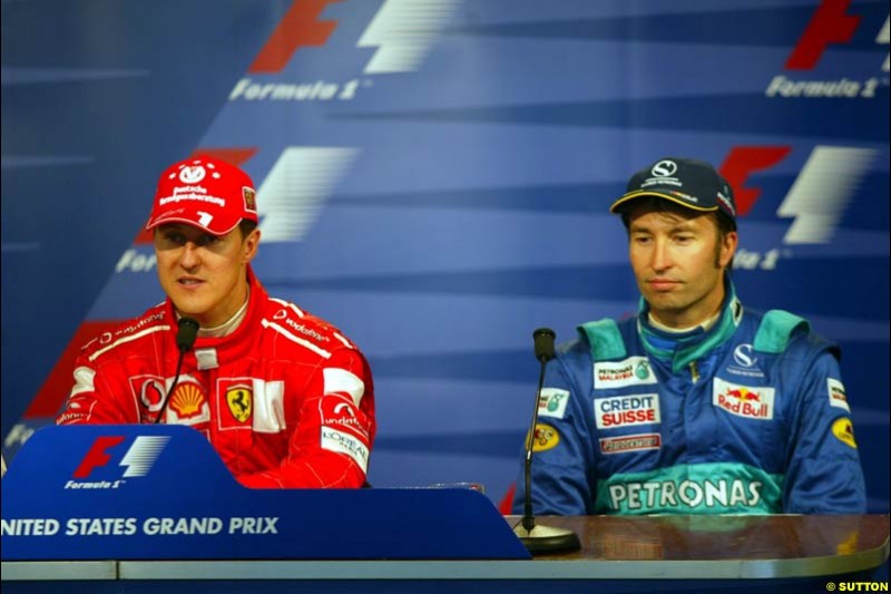 United States GP, Indianapolis Motor Speeway. Sunday, September 29th 2003.