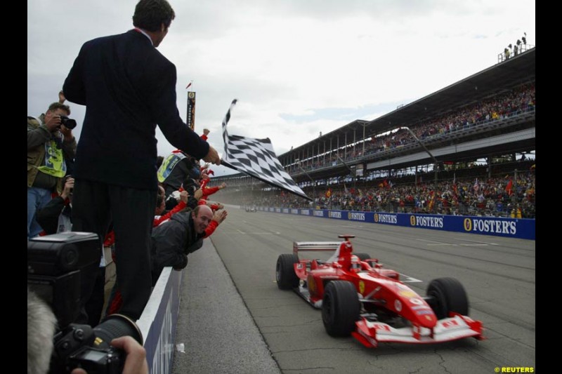 United States GP, Indianapolis Motor Speeway. Sunday, September 29th 2003. 
