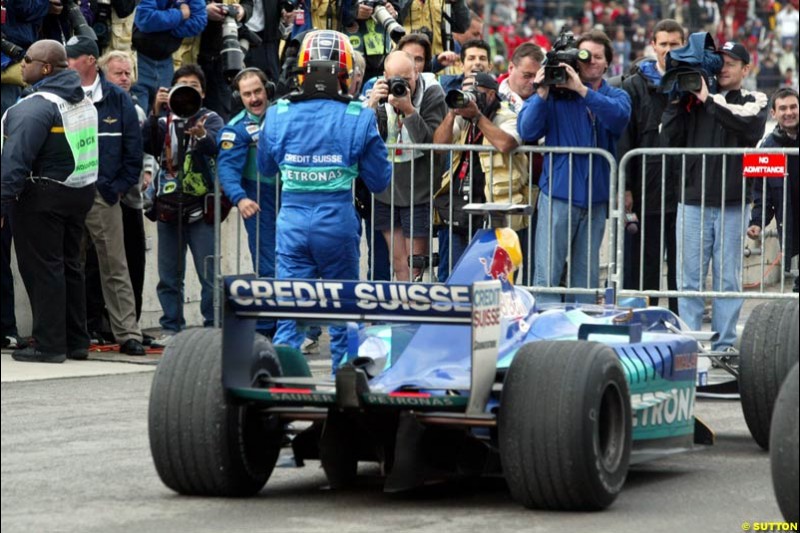 United States GP, Indianapolis Motor Speeway. Sunday, September 29th 2003. 
