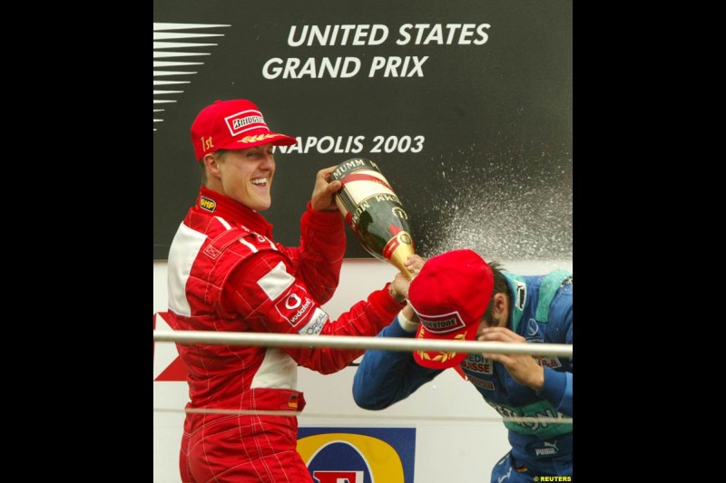 United States GP, Indianapolis Motor Speeway. Sunday, September 29th 2003. 
