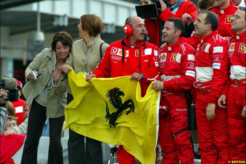 United States GP, Indianapolis Motor Speeway. Sunday, September 29th 2003. 
